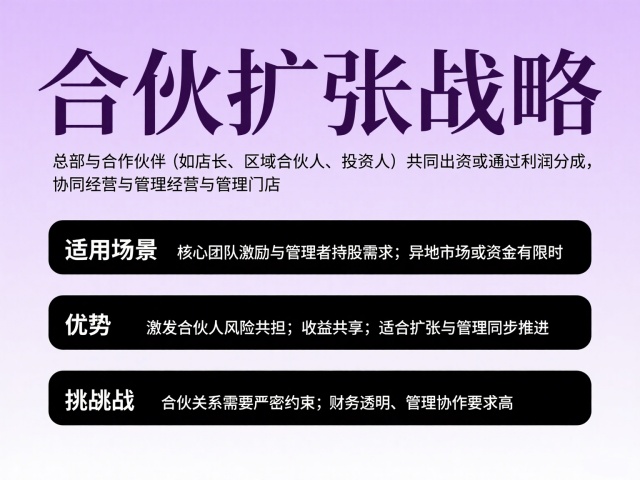 合伙擴張戰(zhàn)略