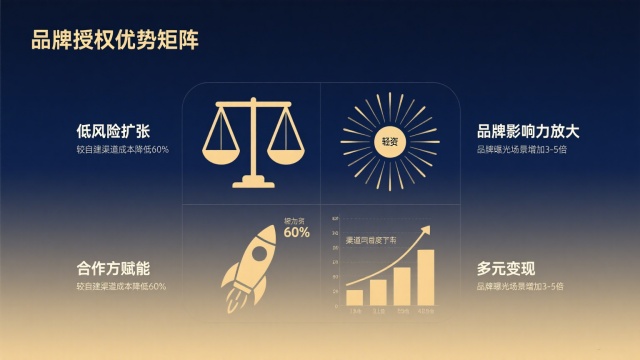 品牌授權(quán)商業(yè)模式示意圖