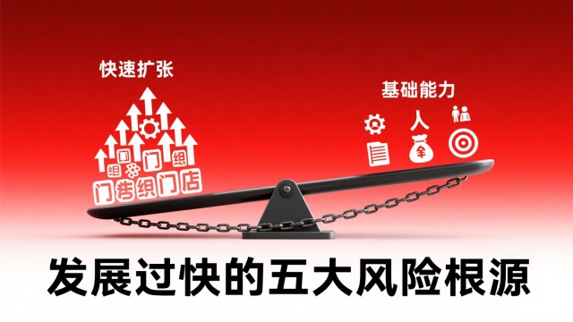 門店發(fā)展過快導(dǎo)致經(jīng)營異常的五大原因及應(yīng)對思路